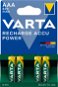 Nabíjateľná batéria VARTA nabíjateľná batéria Recharge Accu Power AAA 800 mAh R2U 4 ks - Nabíjecí baterie