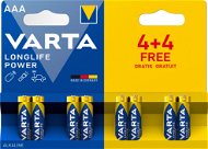 VARTA Longlife Power 4+4 AAA (Double Blister) - Jednorazová batéria