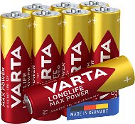 VARTA alkalická baterie Longlife Max Power AA 5+3ks - Jednorázová baterie