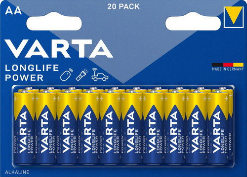 VARTA Longlife Power 20 AA (Double Blister) - Eldobható elem - Fő fotó
