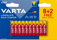 VARTA alkalická baterie Longlife Max Power AAA 8+2ks - Disposable Battery