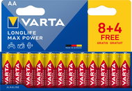 VARTA Longlife Max Power 8+4 AA (Plastic free Double Blister) - Disposable Battery