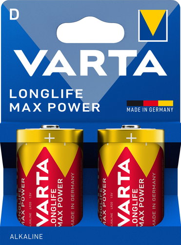 VARTA Longlife Max Power 2 D (Plastic free) - Einwegbatterie - Hauptbild