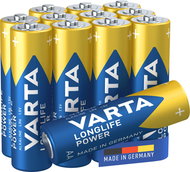 VARTA Longlife Power 8+4 AA (Plastic free Double blister) - Disposable Battery