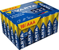 VARTA Longlife Power 18 AAA (Plastic free CUBE Tray) - Disposable Battery