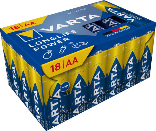 VARTA Longlife Power 18 AA (Plastic free CUBE Tray) - Einwegbatterie - Hauptbild