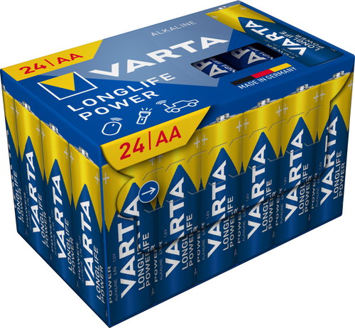VARTA Longlife Power 24 AA (Plastic Free CUBE VSK) - Einwegbatterie - Hauptbild