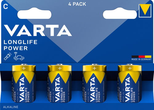VARTA Longlife Power 4 C (Plastic free Double Blister) - Jednorazová batéria - Hlavný obrázok