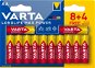 VARTA Alkaline-Batterien Longlife Max Power AA 8+4 Stück - Einwegbatterie