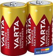 Disposable Battery VARTA alkalická baterie Longlife Max Power C 2 ks - Jednorázová baterie