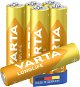 VARTA alkalická batéria Longlife AAA 4 + 2 ks - Jednorazová batéria