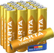 VARTA alkalická baterie Longlife AAA 16ks - Jednorázová baterie