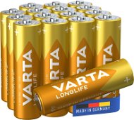 Eldobható elem VARTA Longlife Alkáli elem AA 16 db - Jednorázová baterie