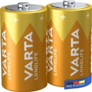 Disposable Battery VARTA alkalická baterie Longlife D 2ks - Jednorázová baterie