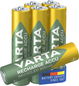 Rechargeable Battery VARTA nabíjecí baterie Recharge Accu Recycled AAA 800 mAh R2U 5+1ks - Nabíjecí baterie