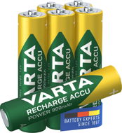 Rechargeable Battery VARTA nabíjecí baterie Recharge Accu Power AAA 800 mAh R2U 6 ks - Nabíjecí baterie