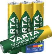 VARTA nabíjecí baterie Recharge Accu Power AAA 1000 mAh R2U 3+1ks - Rechargeable Battery
