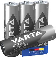 Eldobható elem VARTA Ultra Lithium Lítium elem AA 4 db - Jednorázová baterie