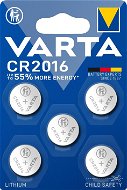 VARTA Spezial Lithium-Batterie CR 2016 - 5 Stück - Knopfzelle