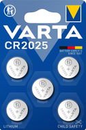 Knopfzelle VARTA Spezial Lithium-Batterie CR 2025 - 5 Stück - Knoflíková baterie