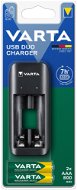 VARTA Duo USB-Ladegerät + 2 AAA 800 mAh R2U - Ladegerät mit Ersatzakku