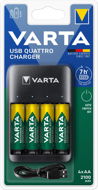 Nabíječka a náhradní baterie VARTA nabíječka Quattro USB Charger + 4 AA 2100 mAh R2U - Nabíječka a náhradní baterie