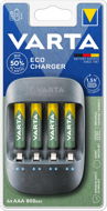 VARTA Eco Charger Töltő + 4 AAA 800 mAh Reycled R2U - Töltő és pótakkumulátor