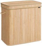 Sonigmics Laundry basket with lid, bamboo, 150 l - Laundry Basket