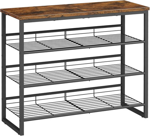 Vasagle Fenaro 59cm brown/black Main image Vasagle Fenaro 59cm brown/black - Shoe Rack - Main image