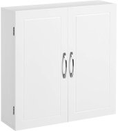 VASAGLE Koupelnová skříňka 60 × 18 × 60 cm bílá - Bathroom Cabinet