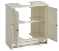 VASAGLE Koupelnová skříňka pod umyvadlo rustikální bílá - Bathroom Cabinet