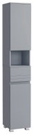 VASAGLE Koupelnová skříňka vysoká se zásuvkou šedá - Bathroom Cabinet