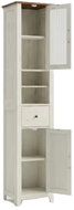 VASAGLE LIRY 32 × 171 × 33 cm rustikální bílá a hnědá - Bathroom Cabinet
