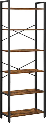 VASAGLE Shelf rack, for dishes and bottles, 66 × 30 × 186 cm - Shelving Unit - Main image