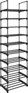 SONGMICS Black telescopic shoe rack, cast iron construction 45 × 30 × 174 cm - Shoe Rack