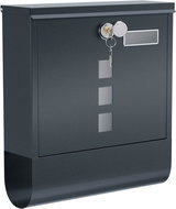 SONGMICS Mailbox, lockable door, indoor and outdoor use 30,8 × 10 × 33,8 cm - Mailbox