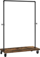 VASAGLE Stand black, steel with laminate, modern design 103,5 × 40 × 162 cm - Clothes Hanger