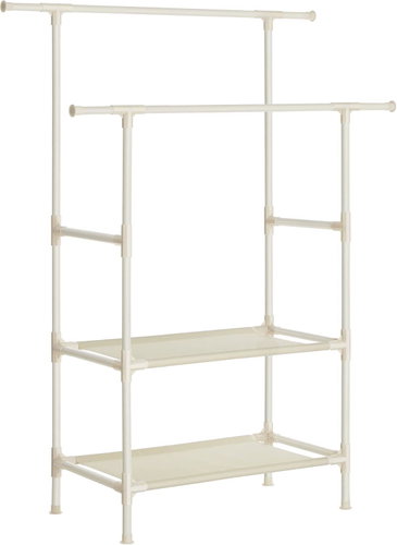 SONGMICS Stand white, spacious, durable, steel design 114 × 45 × 171 cm - Clothes Hanger - Main image
