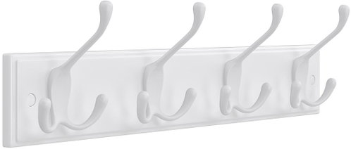 SONGMICS White practical wall hanger made of MDF 40 × 11 × 7 cm - Coat Hanger - Main image