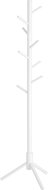 VASAGLE Stand white, practical, stylish, wooden, wall mounted 47 × 47 × 175 cm - Clothes Hanger