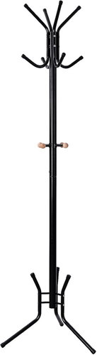 SONGMICS Stand black, robust, modern, steel 49 × 49 × 176 cm - Clothes Hanger - Main image