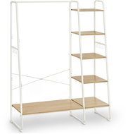 VASAGLE Stand white, stable, stylish, steel 120 × 45 × 160 cm - Clothes Hanger