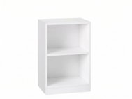 VASAGLE Noční stolek Custos s otevřenými přihrádkami 40 × 60 × 30 cm bílý - Night Stand