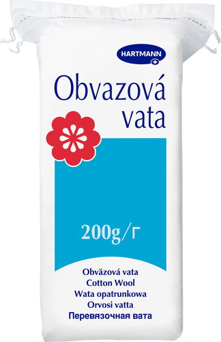HARTMANN Vata obvazová 200 g - Odličovací tampony - Hlavní obrázek