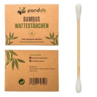 PANDOO bambusz pamut fültisztító pálcika, organikus pamuttal 200 db - Fültisztító pálcika