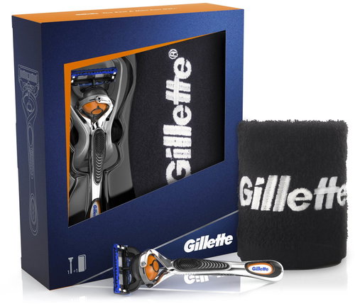 Gillette Fusion ProGlide Manual + towel Cartridge - Cosmetic Gift Set - Main image