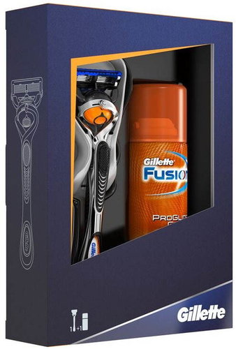 Gillette Fusion ProGlide Manual + Gel - Cartridge - Cosmetic Gift Set - Main image