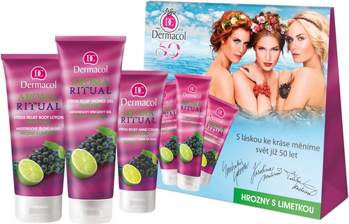 Dermatol AROMA RITUAL grapes with lime - Cartridge - Cosmetic Gift Set - Main image