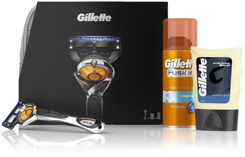 Gillette Fusion ProGlide cartridge + Gift Travel Bag - Cosmetic Gift Set - Main image