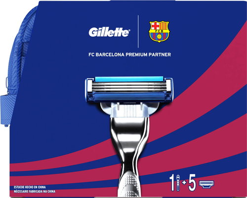 Gillette Mach3 - FC Barcelona cartridge design - Cosmetic Gift Set - Main image